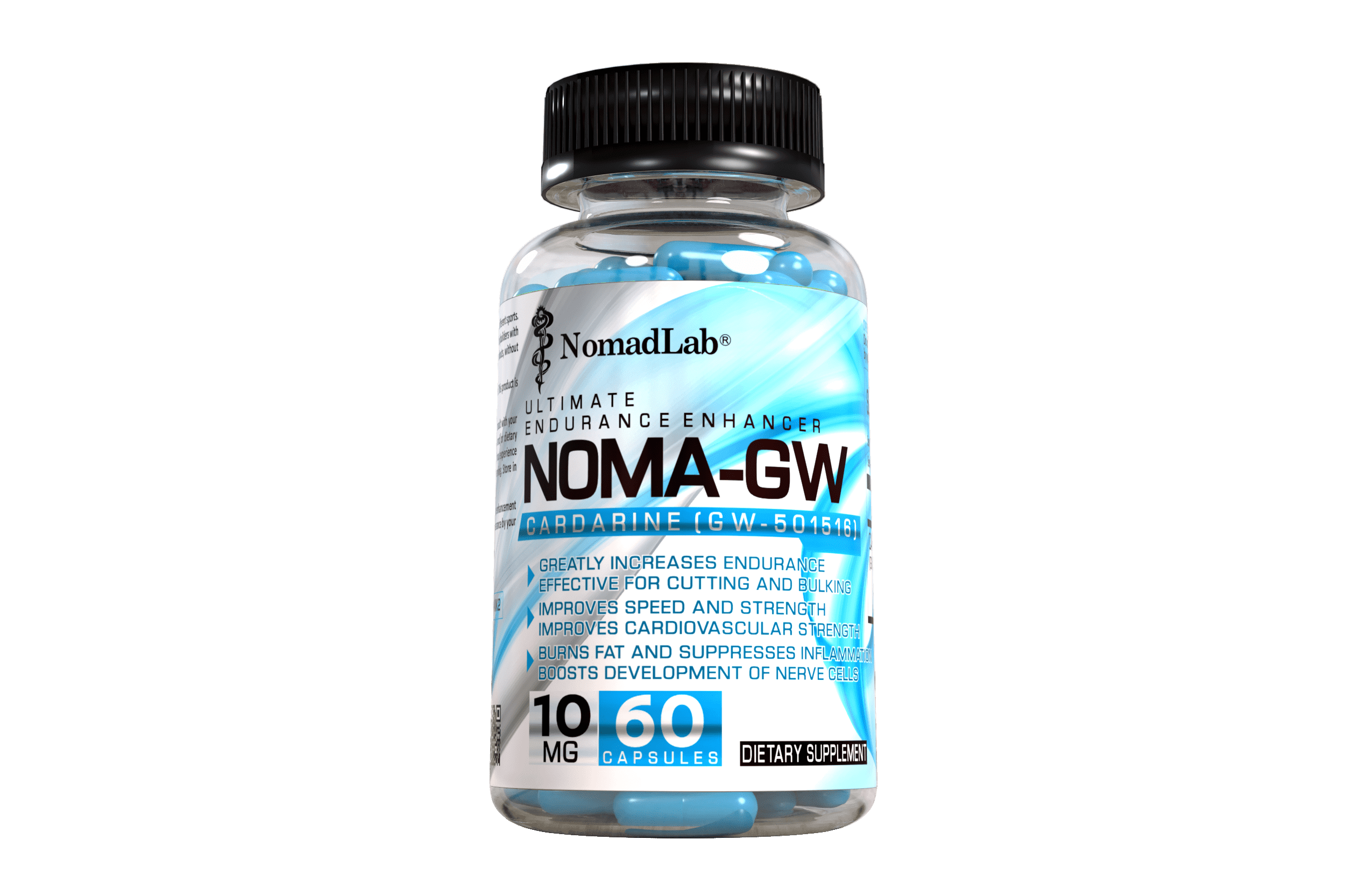 NomadLab NOMA-GW 10mg 60 Capsules (Cardarine GW-501516)